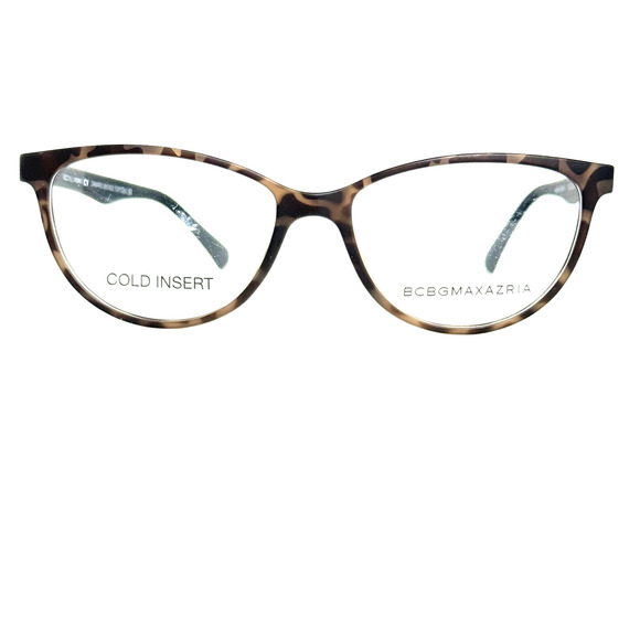 BCBG Maxazria Cat Eye Eyeglasses Italy Damaris Vintage Tortoise 55 16 140 H20697